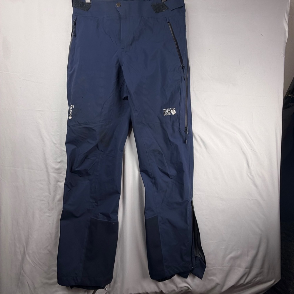 Mountain Hardwear Gore-Tex Pro Snow Pants S Long Navy Blue Ski Mountaineering